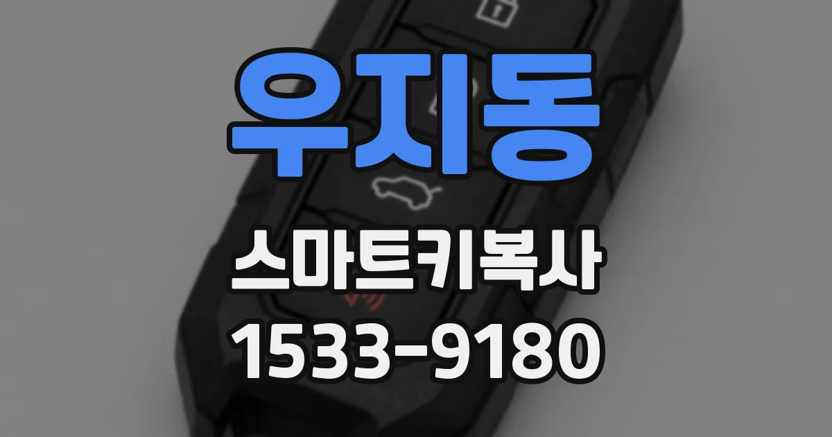 우지동 스마트키복사