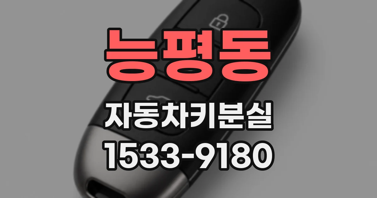 능평동 자동차키분실