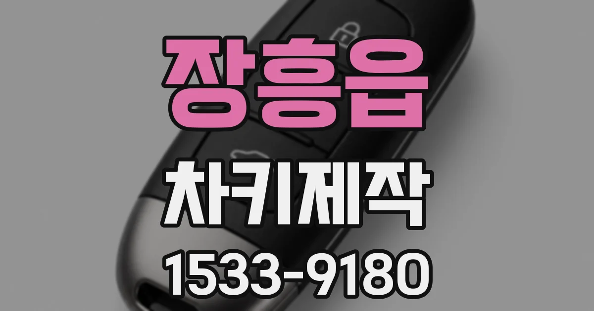 장흥읍 차키제작