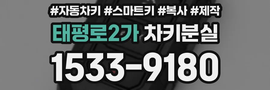 태평로2가 차키분실