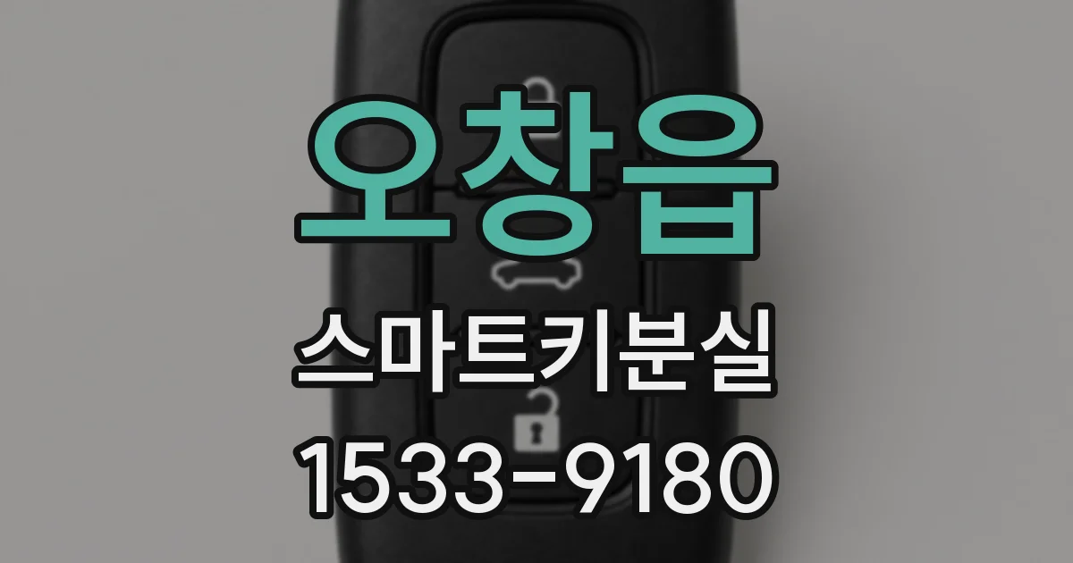 오창읍 스마트키분실