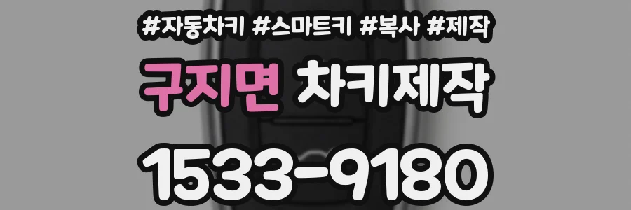 구지면 차키제작
