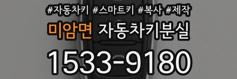 미암면 자동차키분실