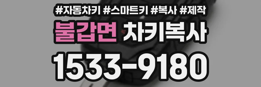 불갑면 차키복사
