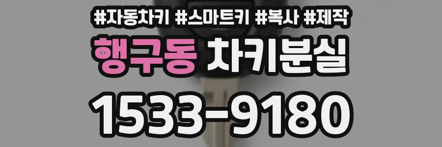 행구동 차키분실