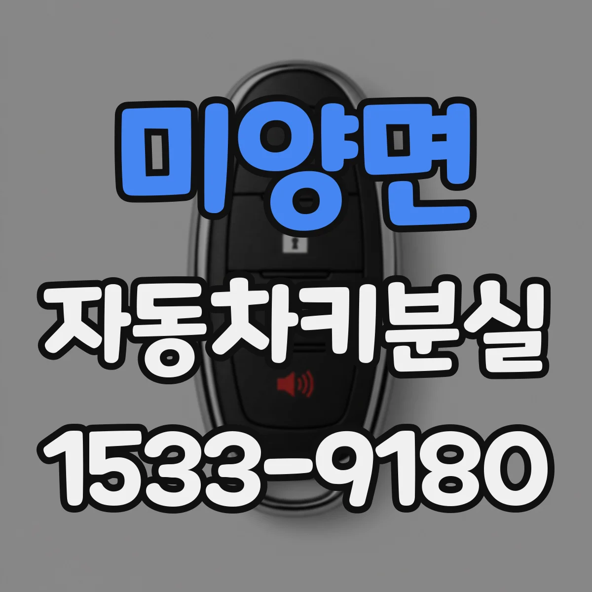 미양면 자동차키분실