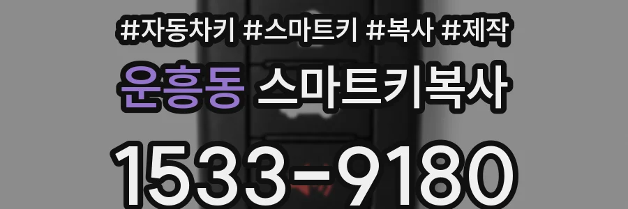 운흥동 스마트키복사