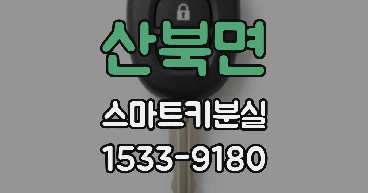 산북면 스마트키분실