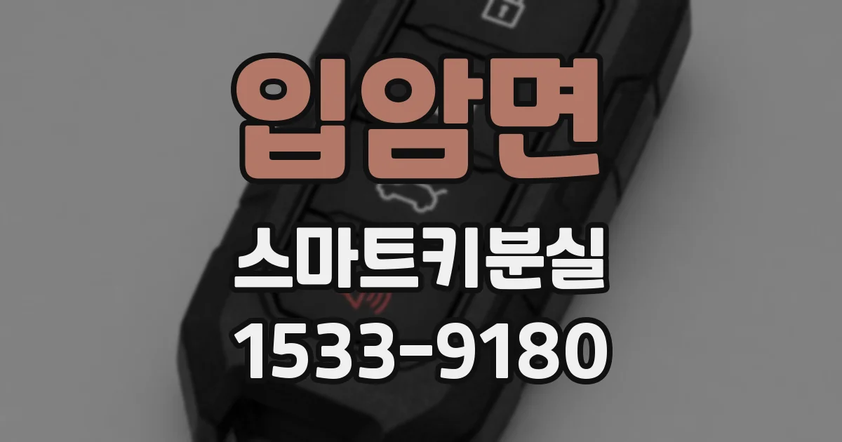 입암면 스마트키분실