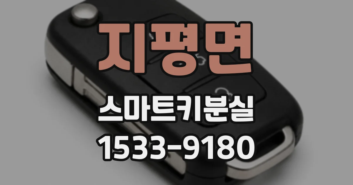지평면 스마트키분실