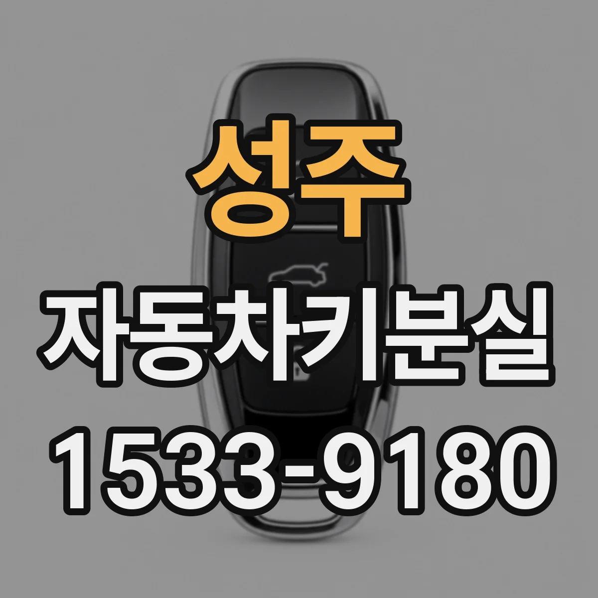 성주 자동차키분실
