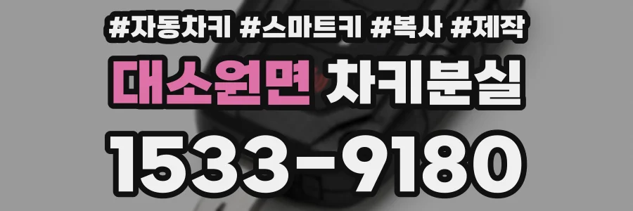 대소원면 차키분실