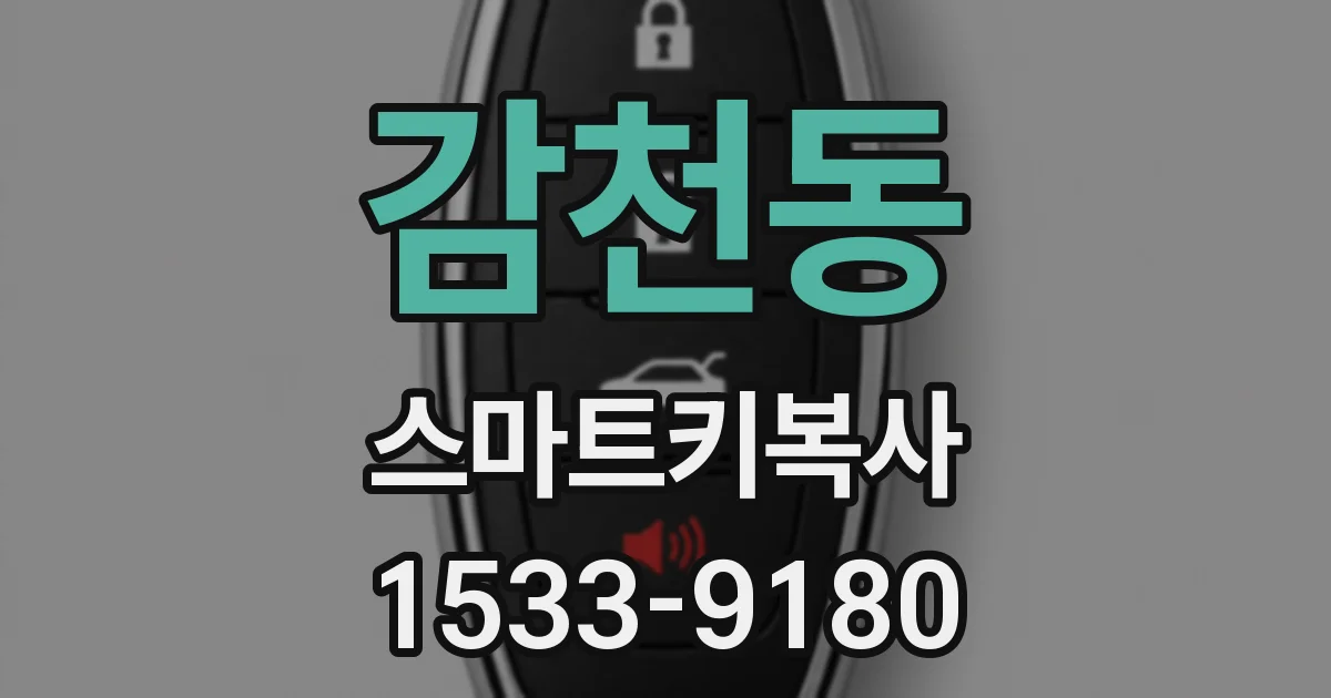 감천동 스마트키복사