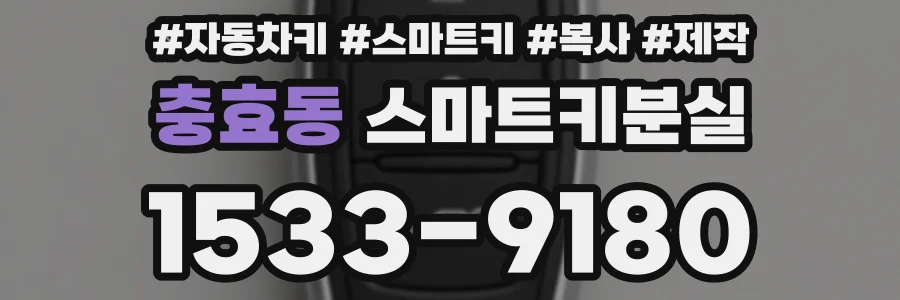 충효동 스마트키분실