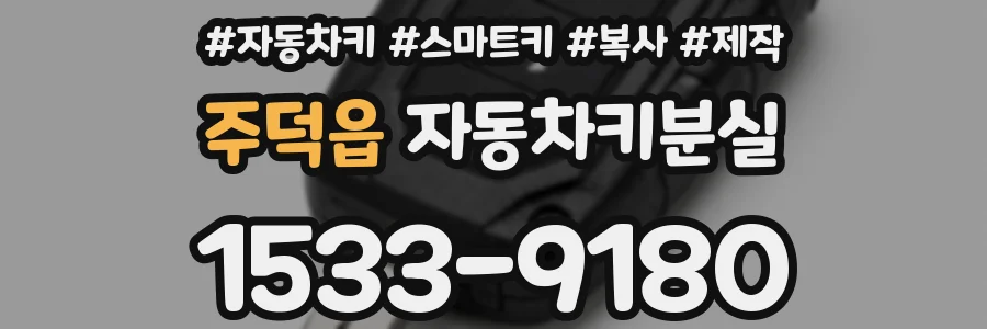 주덕읍 자동차키분실