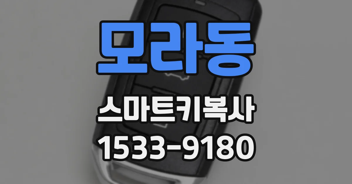 모라동 스마트키복사