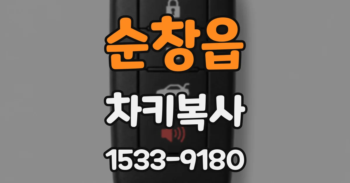 순창읍 차키복사