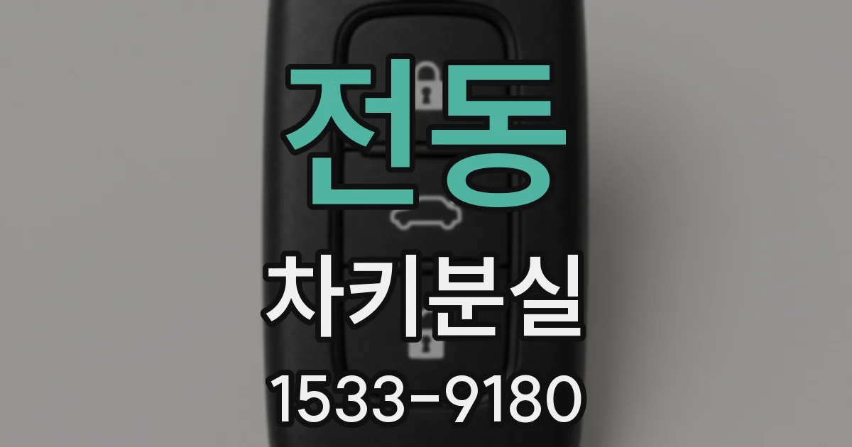 전동 차키분실