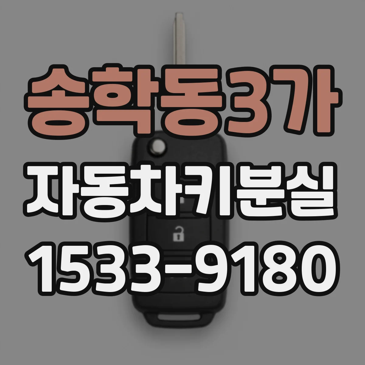 송학동3가 자동차키분실
