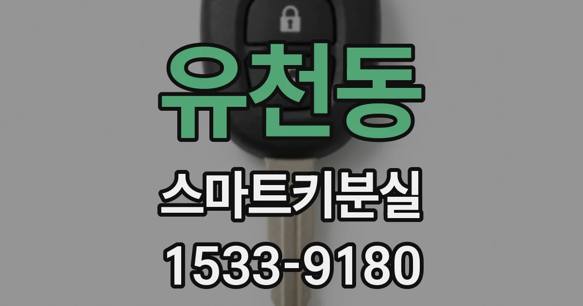 유천동 스마트키분실