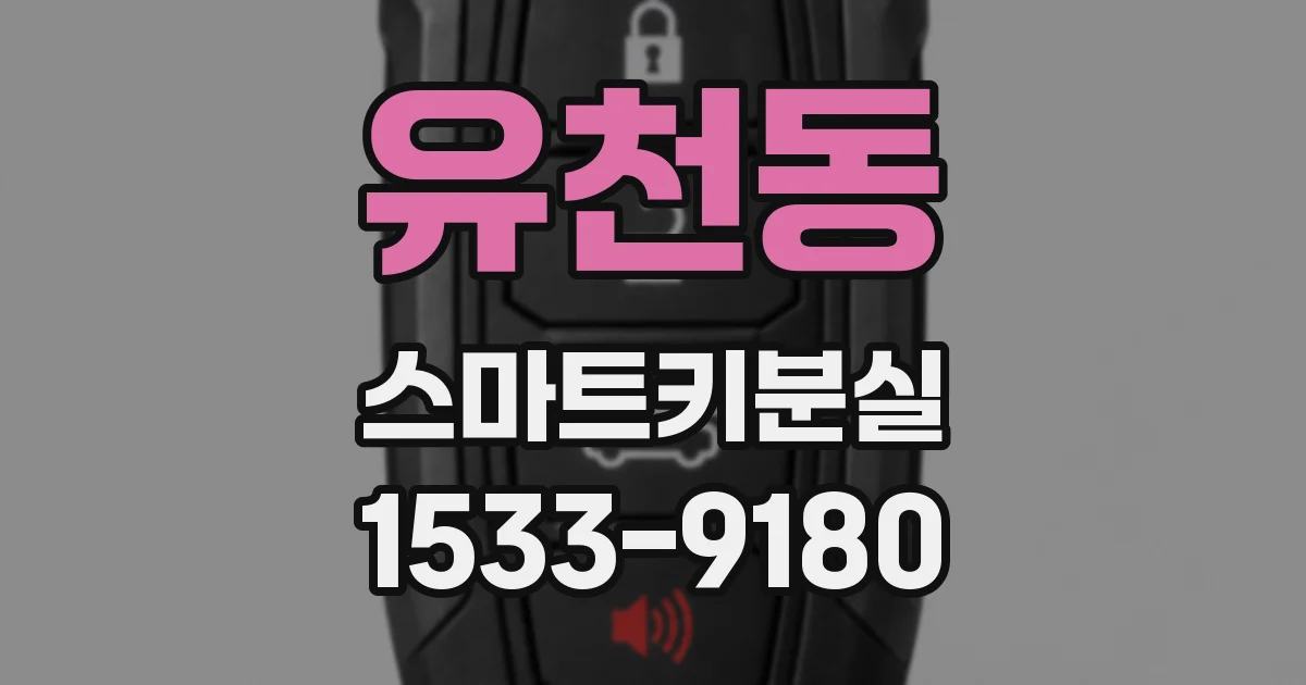 유천동 스마트키분실