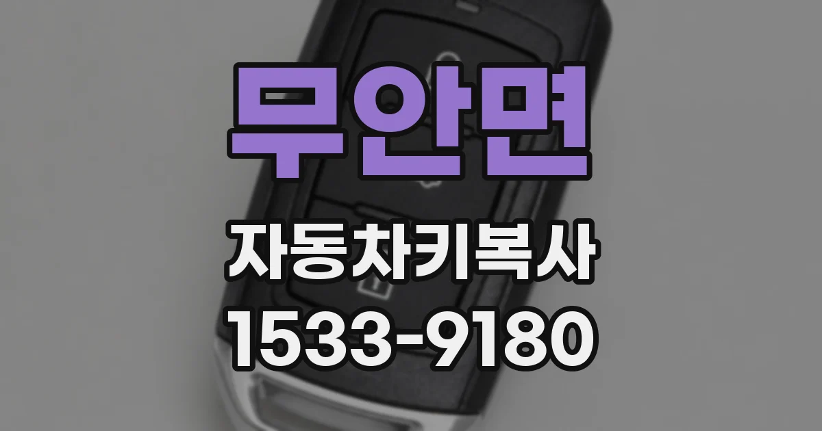 무안면 자동차키복사