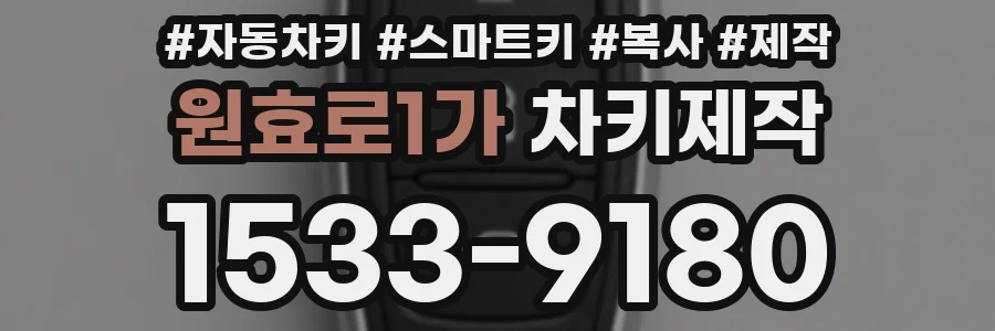원효로1가 차키제작