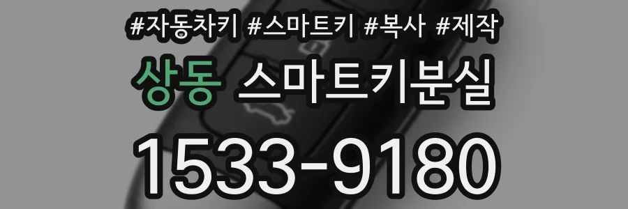 상동 스마트키분실