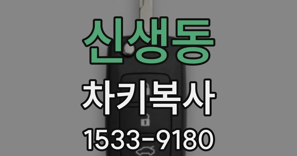신생동 차키복사