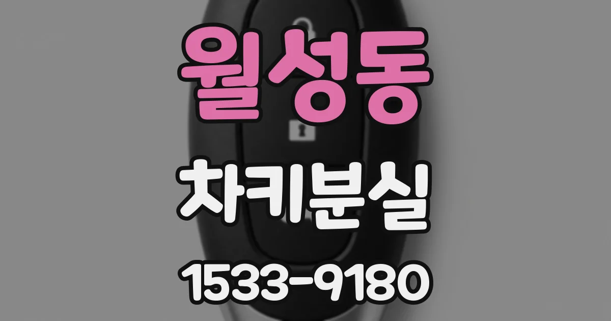 월성동 차키분실