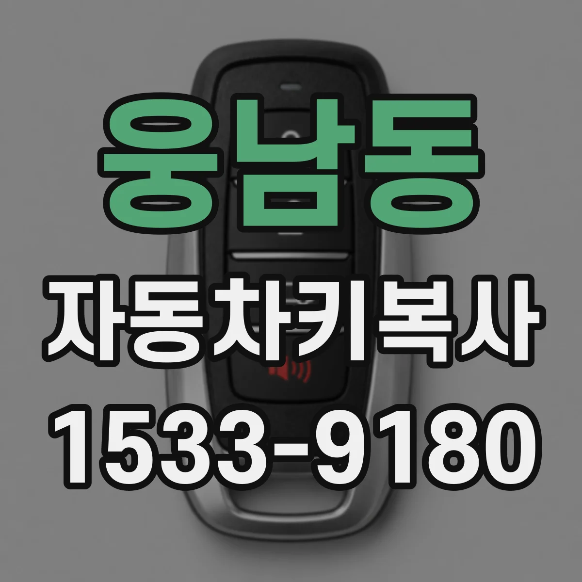 웅남동 자동차키복사
