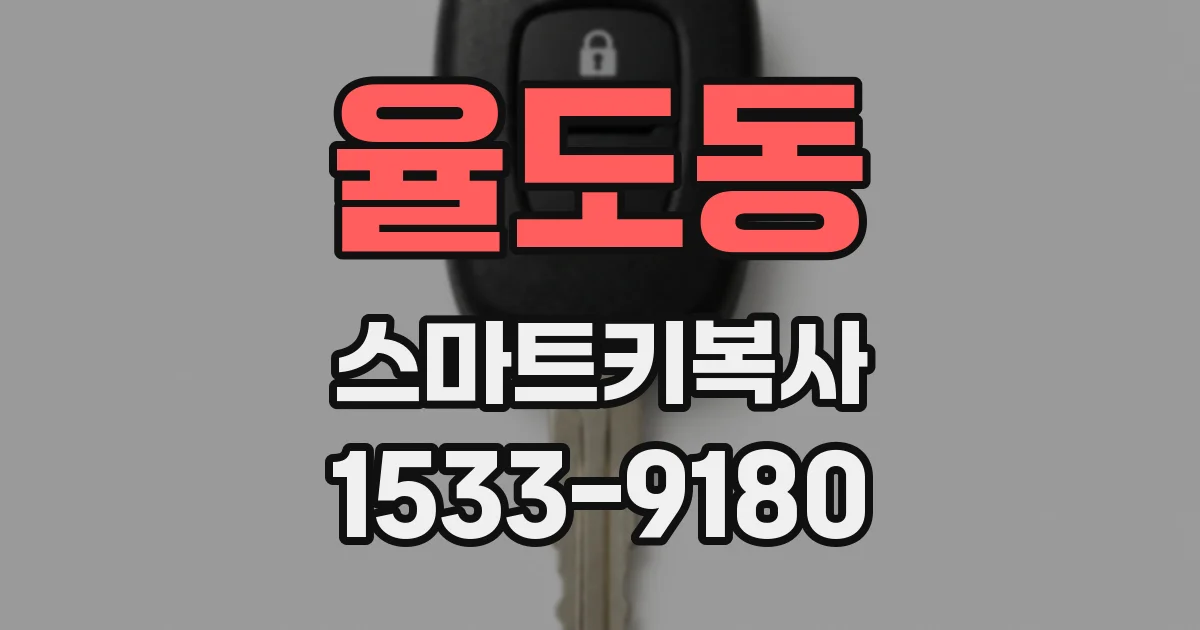 율도동 스마트키복사