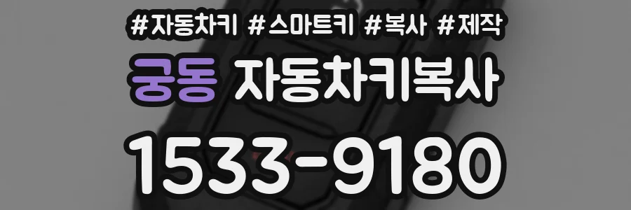 궁동 자동차키복사