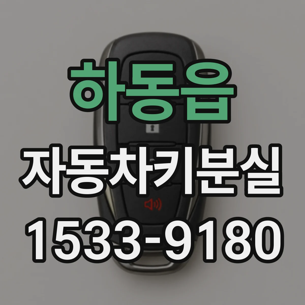 하동읍 자동차키분실