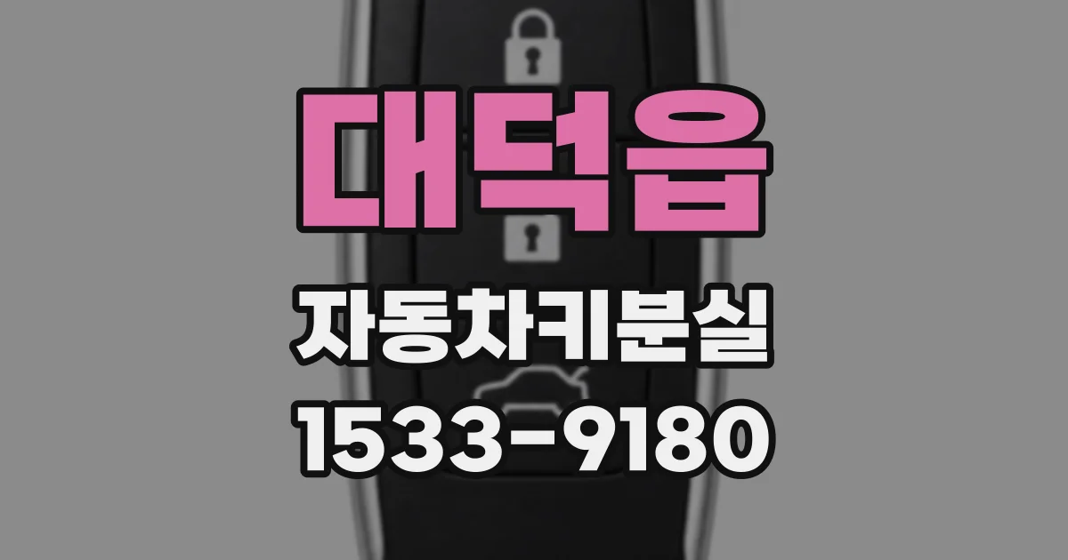 대덕읍 자동차키분실