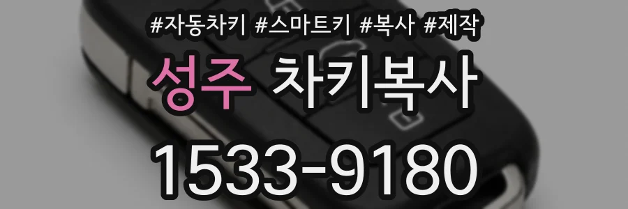 성주 차키복사