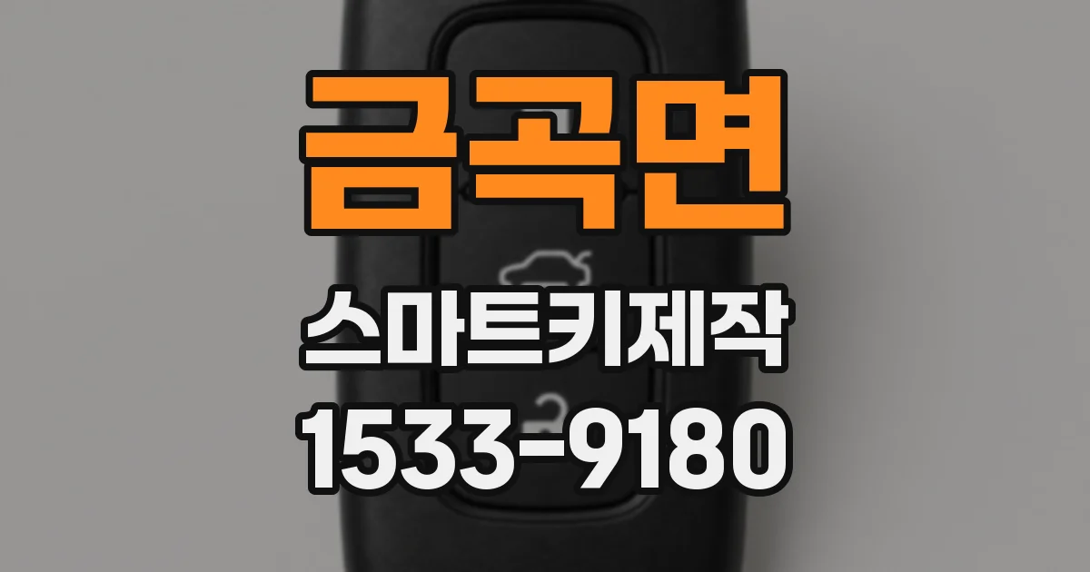 금곡면 스마트키제작