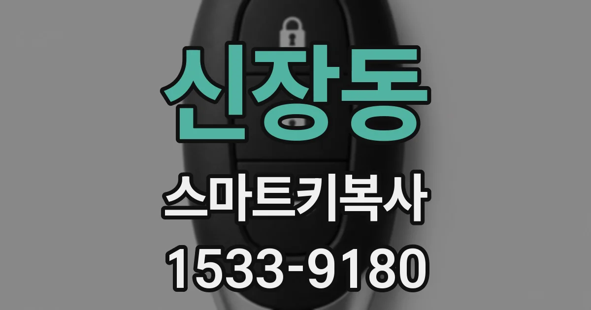 신장동 스마트키복사