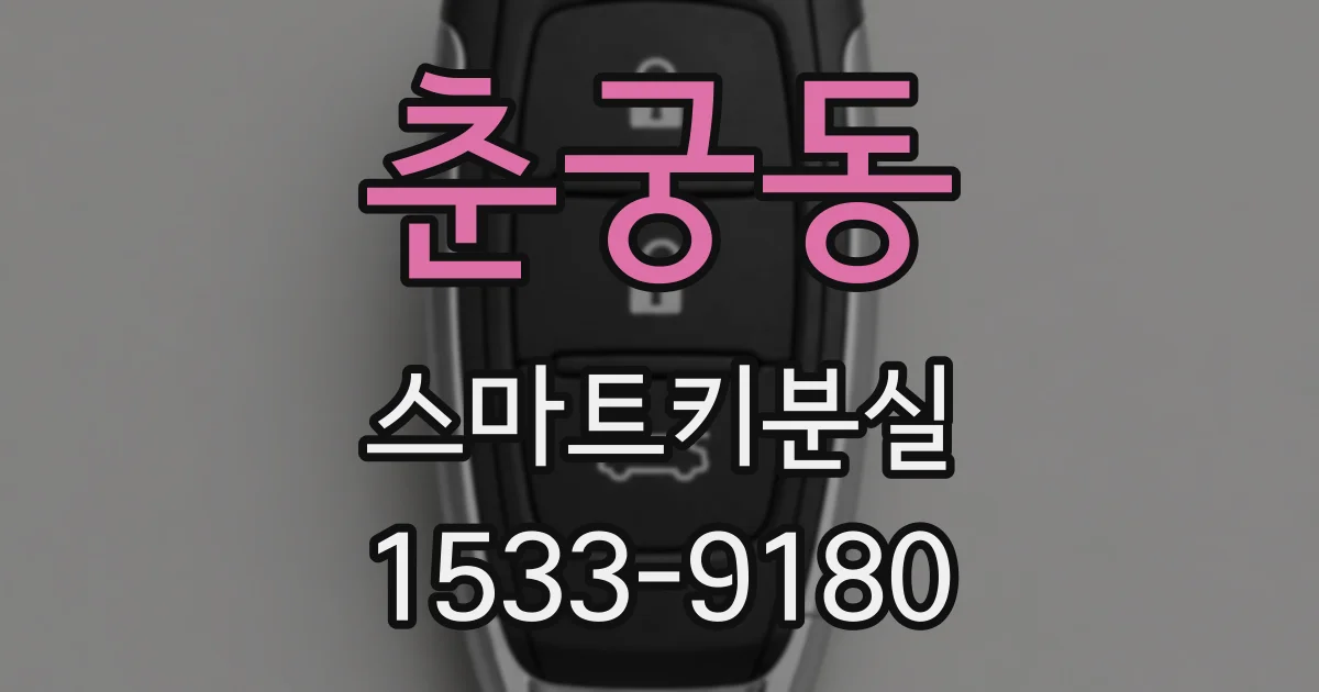 춘궁동 스마트키분실