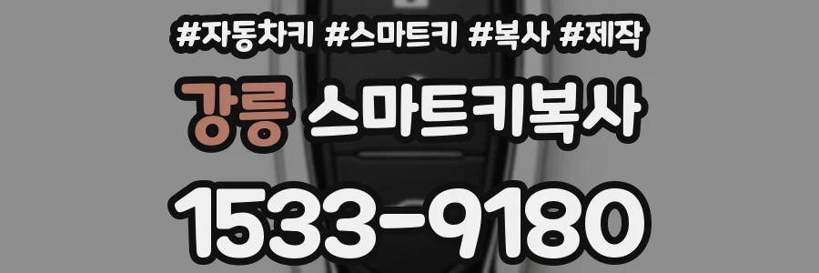 강릉 스마트키복사