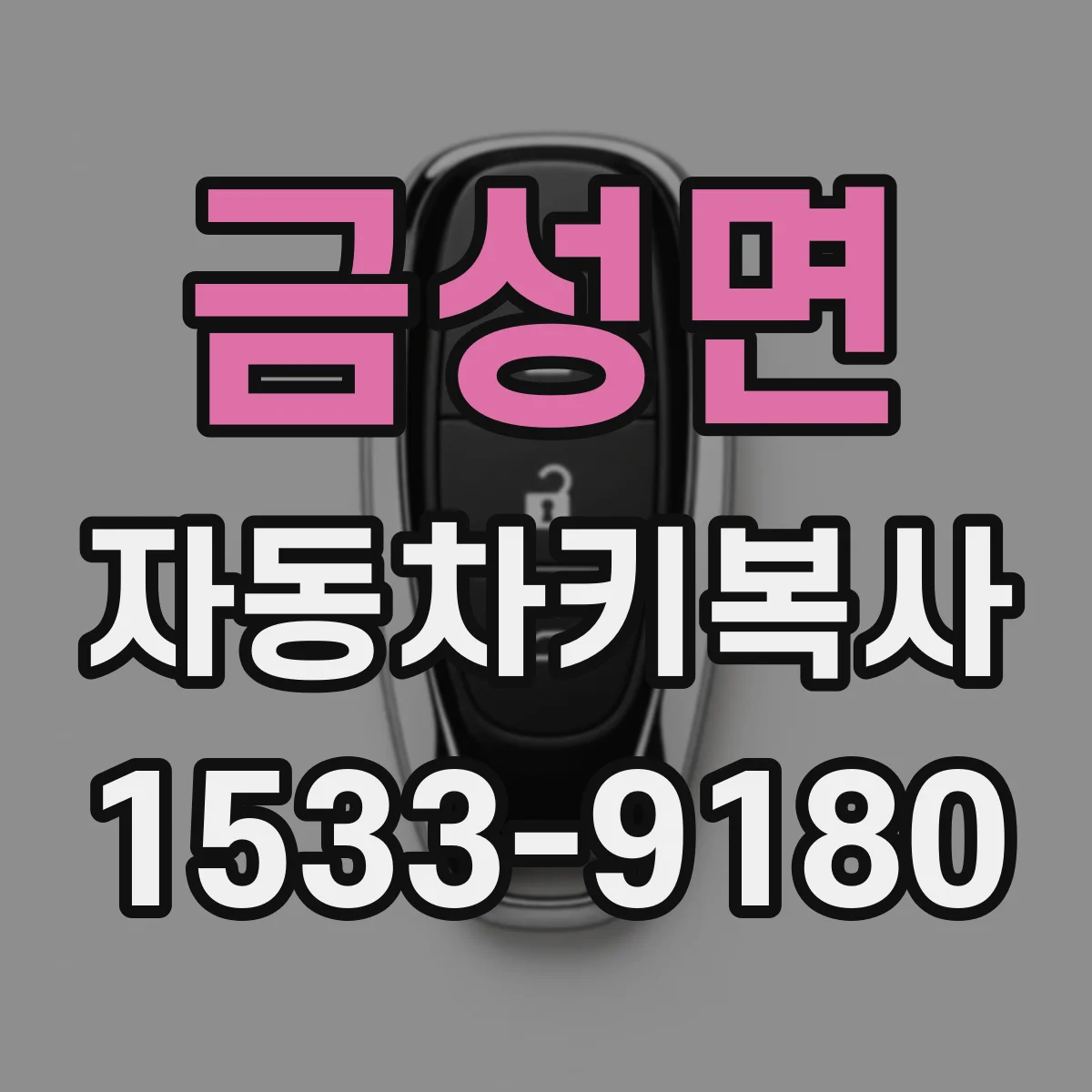 금성면 자동차키복사