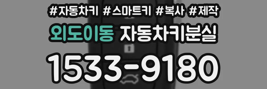 외도이동 자동차키분실