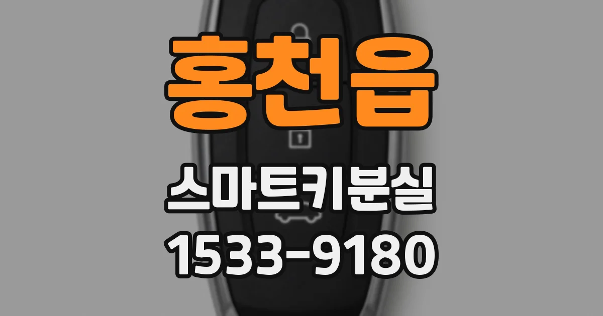 홍천읍 스마트키분실