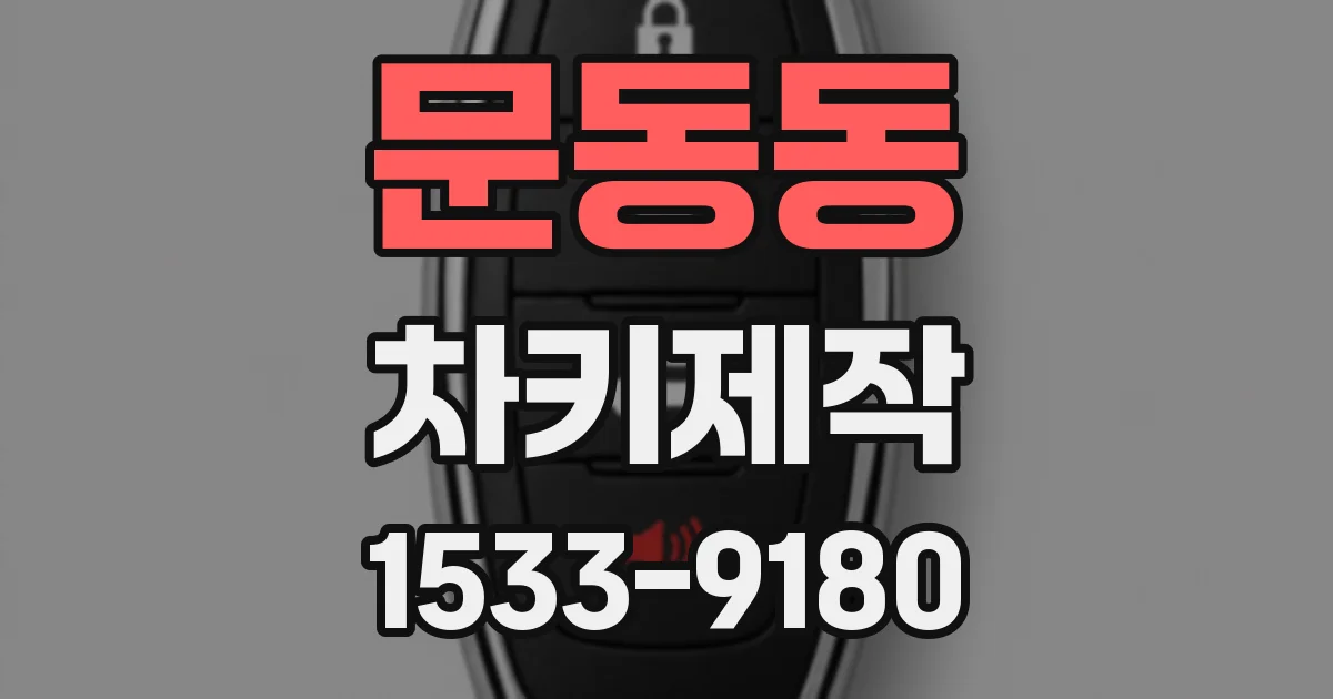 문동동 차키제작
