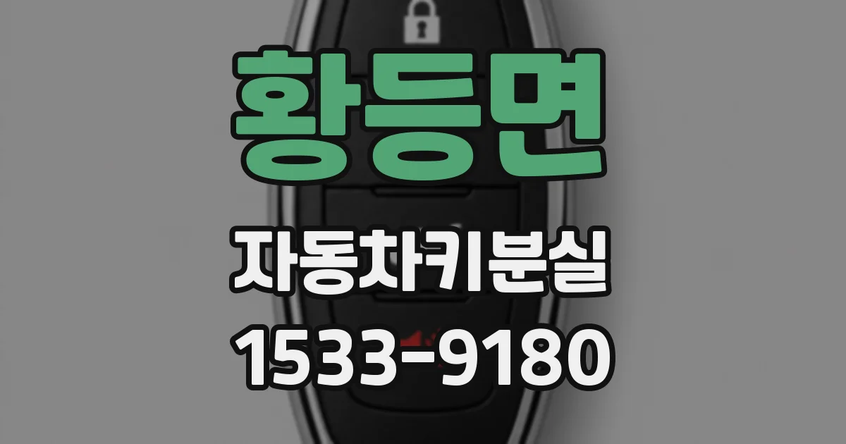 황등면 자동차키분실