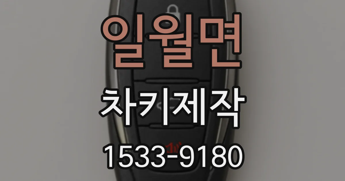 일월면 차키제작