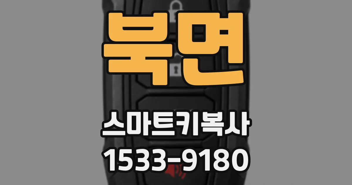 북면 스마트키복사
