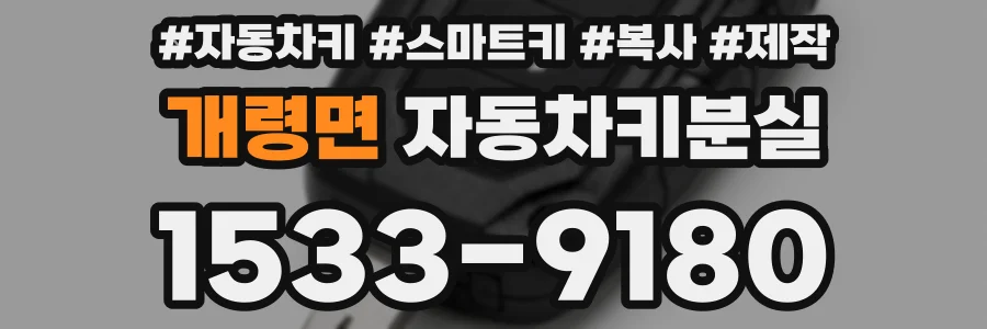 개령면 자동차키분실