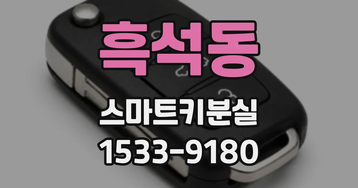 흑석동 스마트키분실
