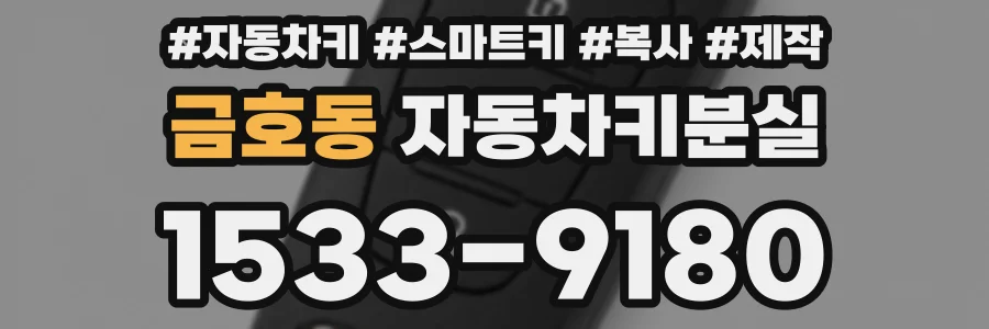 금호동 자동차키분실